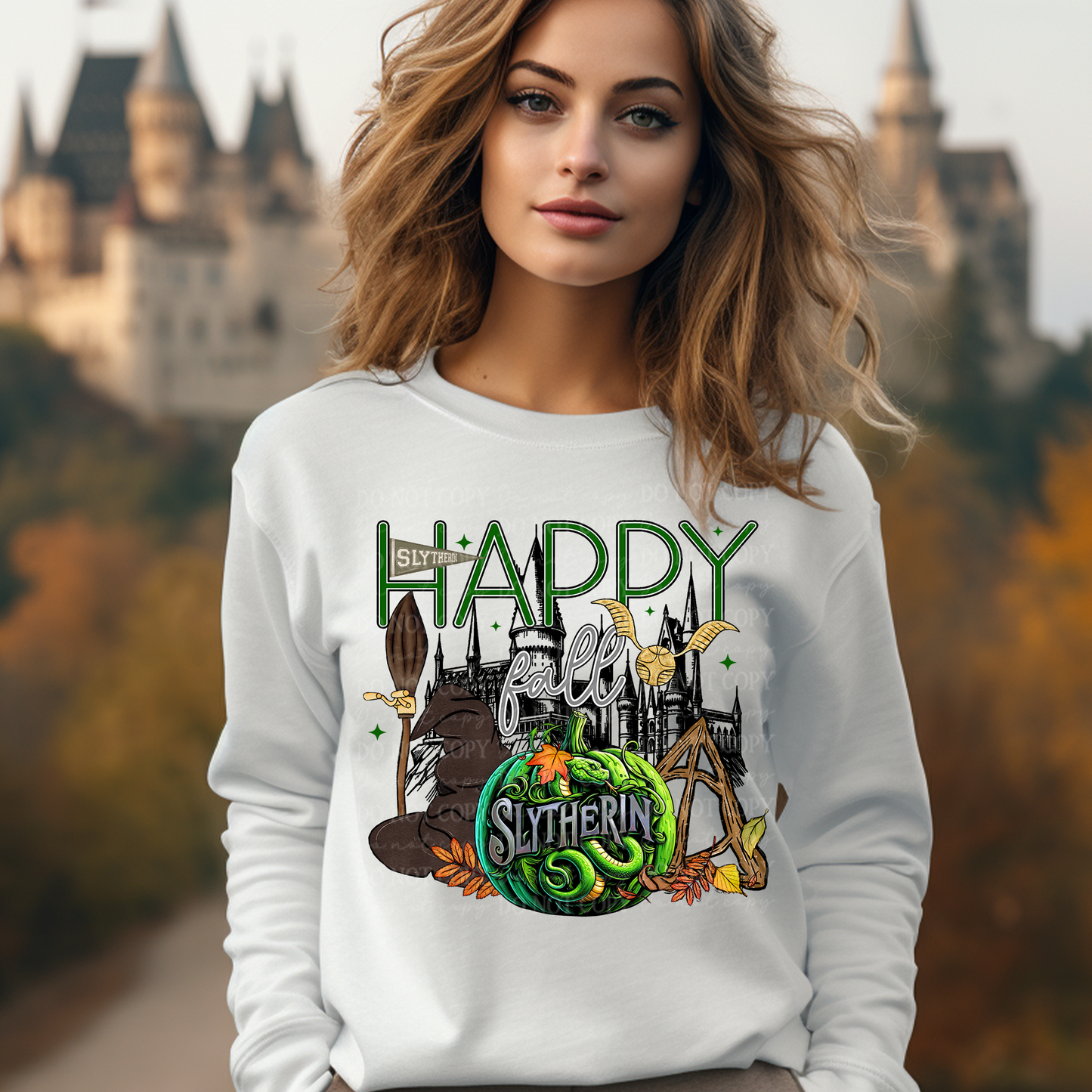 Happy Fall Green House DTF & Sublimation Transfer