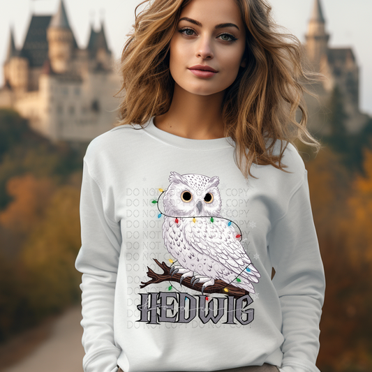 Happy Owl Christmas DTF & Sublimation Transfer