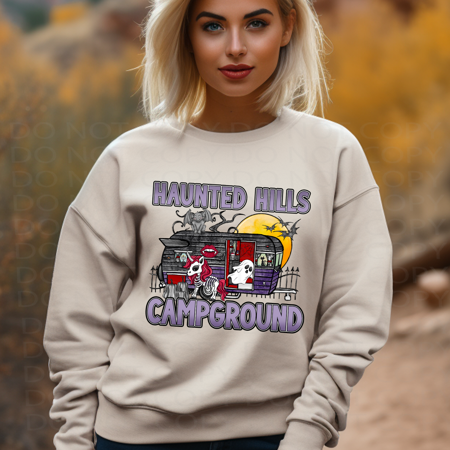 Haunted Hills Campground DTF & Sublimation Transfer