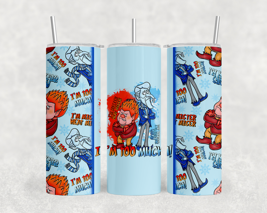 Heat and Snow (matches shirt) Transfer Tumbler Wrap 20oz (read description)