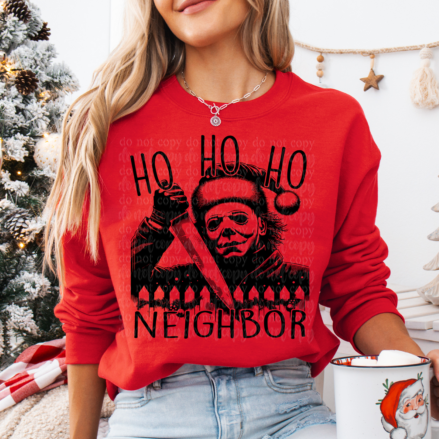 Ho Ho Ho Neighbor DTF & Sublimation Transfer