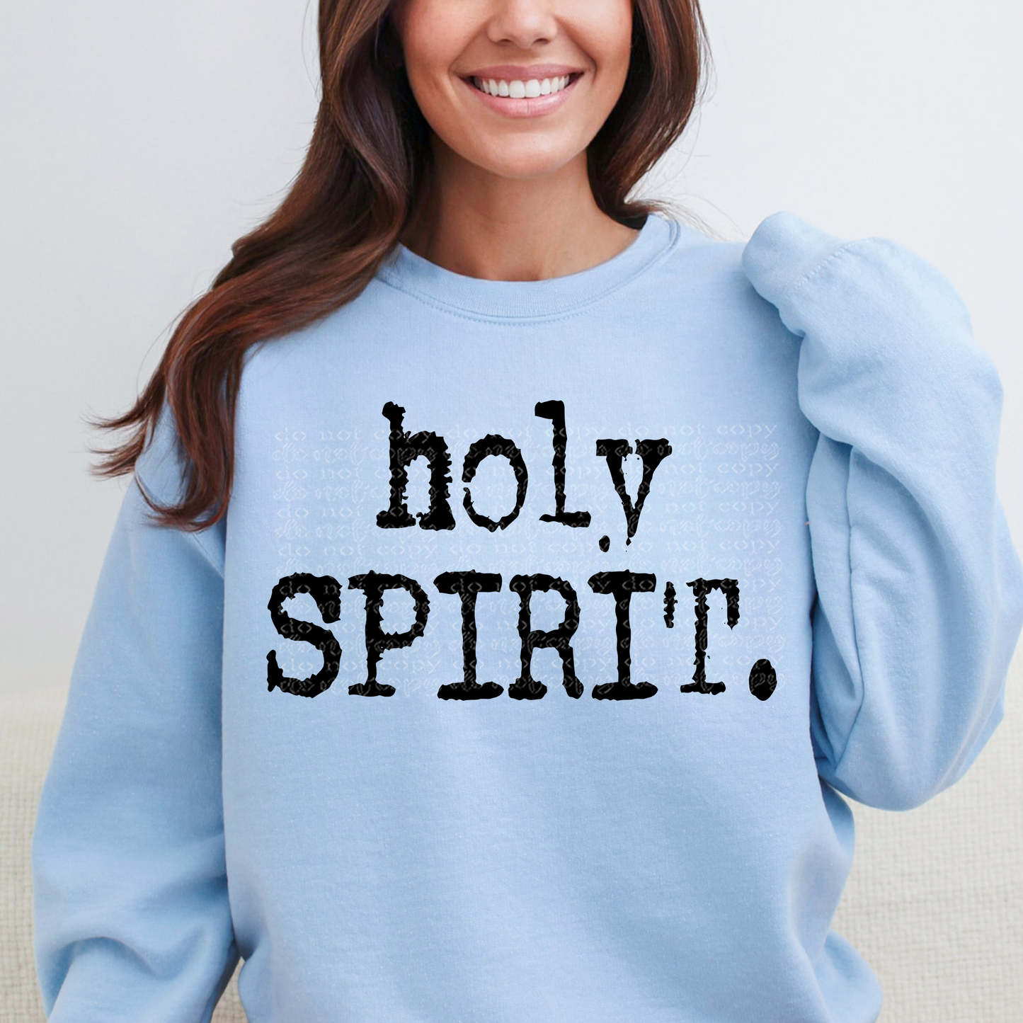 Holy Spirit Typography DTF & Sublimation Transfer