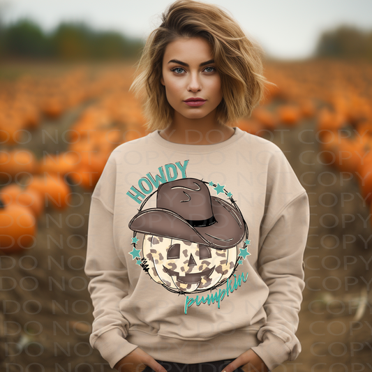 Howdy Pumpkin DTF & Sublimation Transfer