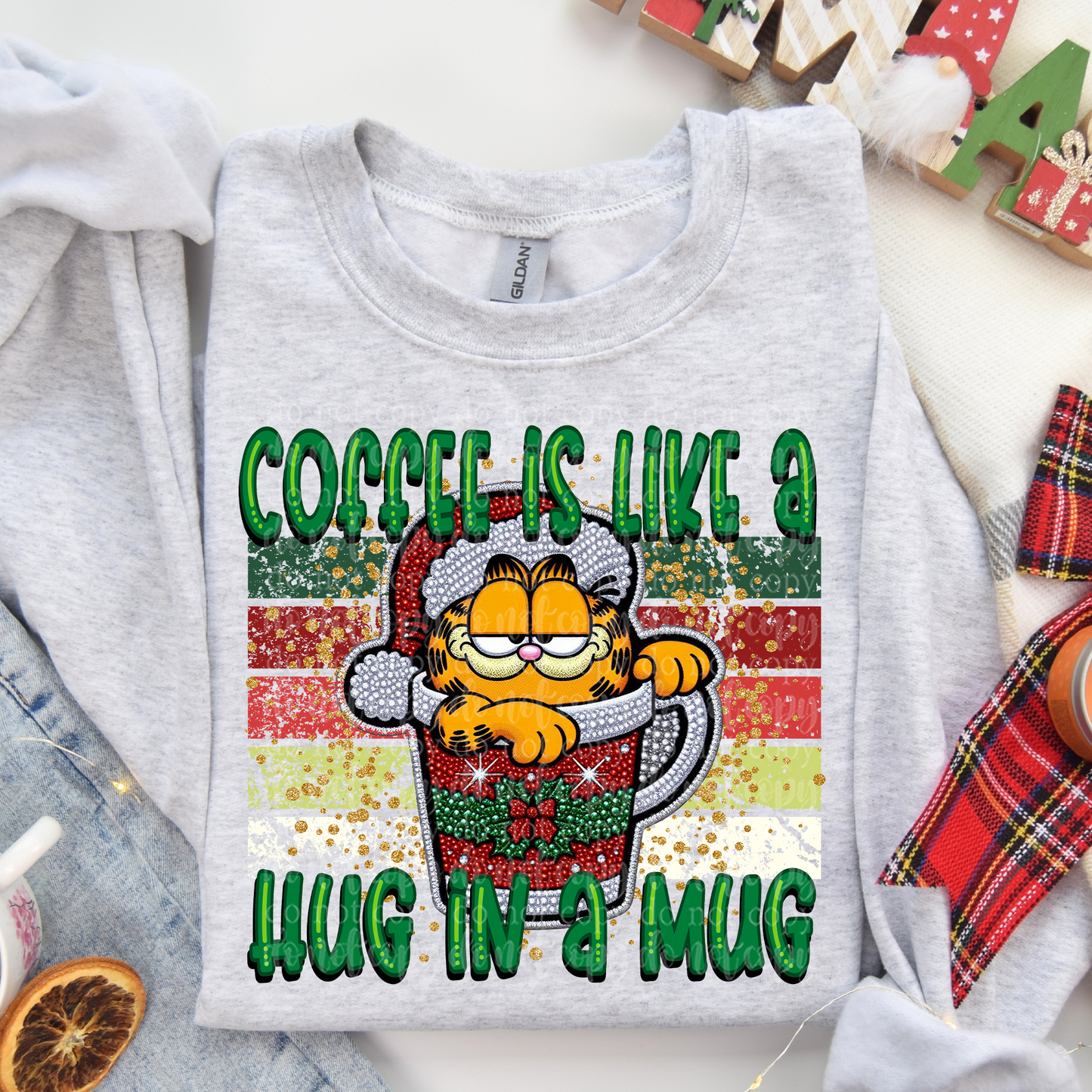 Hug in a Mug Cat DTF & Sublimation Transfer