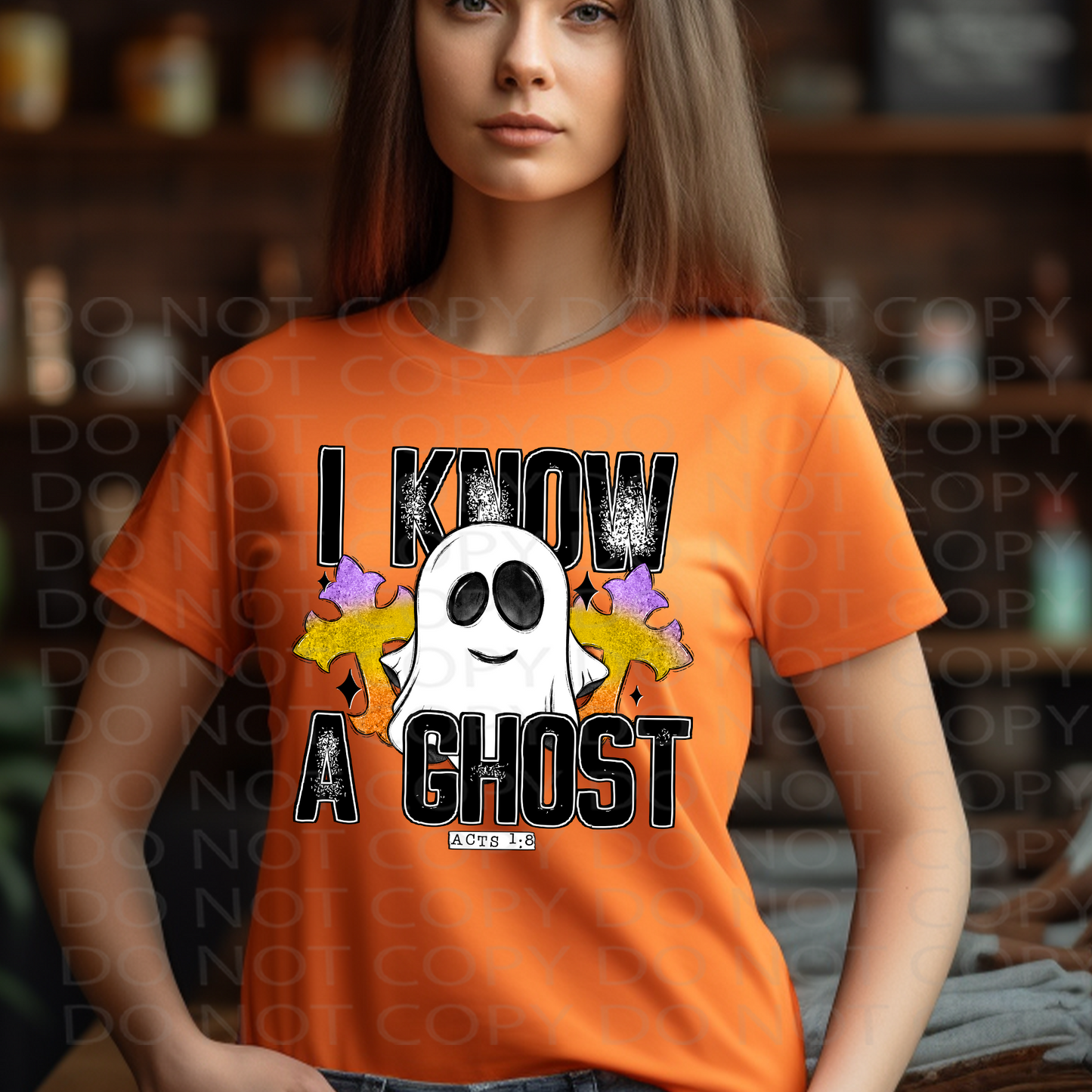 I Know A Ghost DTF & Sublimation Transfer