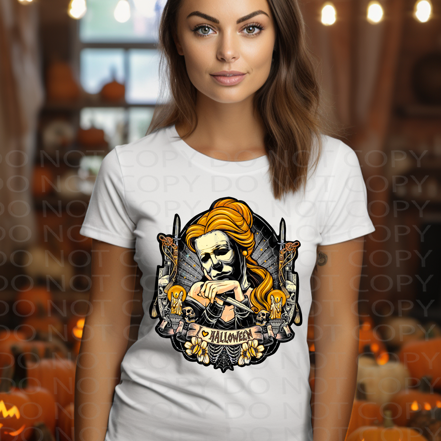 I Love Halloween Mashup DTF & Sublimation Transfer