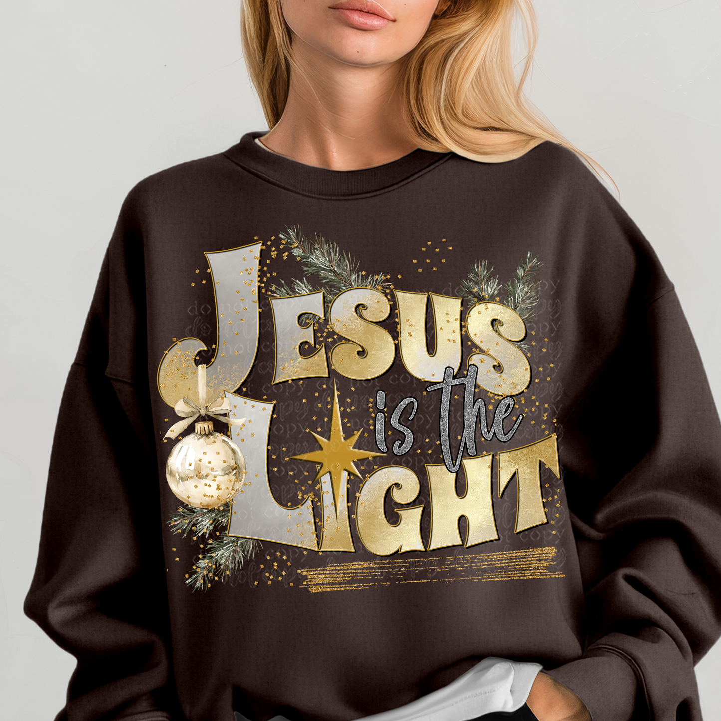 Jesus is the Light DTF & Sublimation Transfer