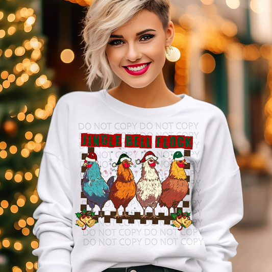 Jingle Bell Flock DTF & Sublimation Transfer