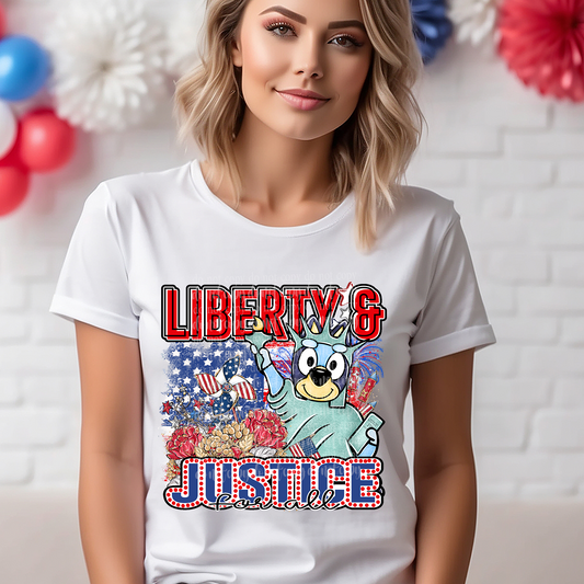 Justice B Dog DTF & Sublimation Transfer