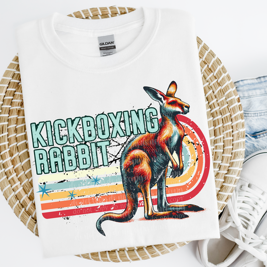 Kickboxing Rabbit DTF & Sublimation Transfer