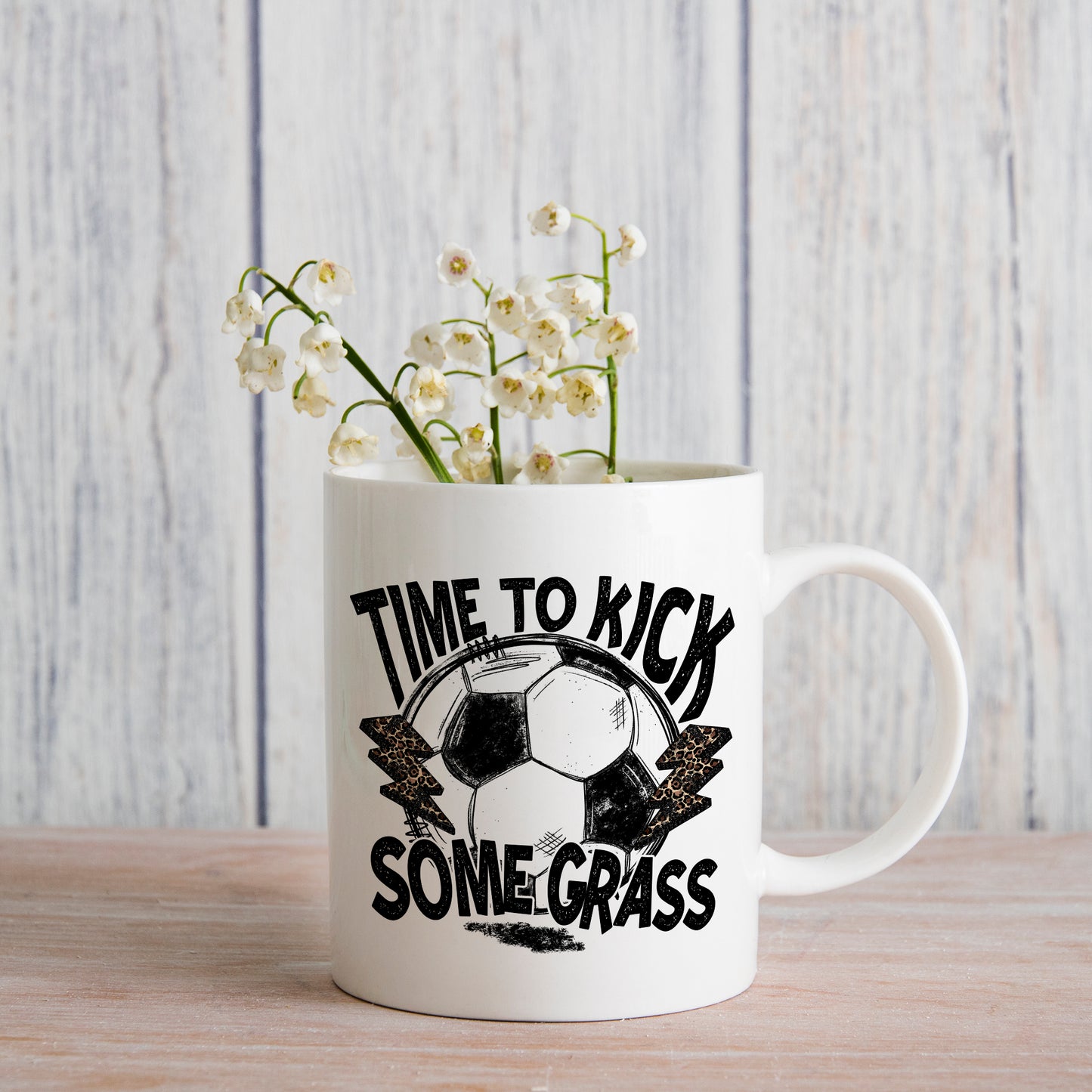 Kick Some Grass (matches shirt) UV DTF Transfer