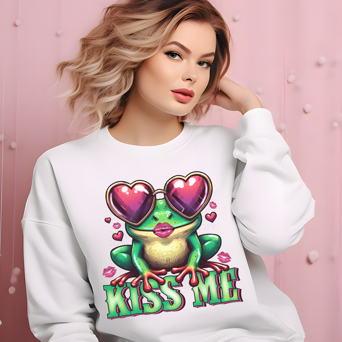 Kiss Me Frog DTF & Sublimation Transfer
