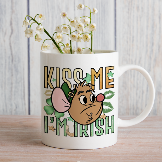 Kiss Me I'm Irish (matches shirt) UV DTF Transfer