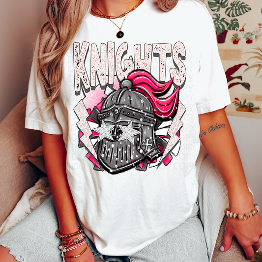 Preppy Knights DTF & Sublimation Transfer