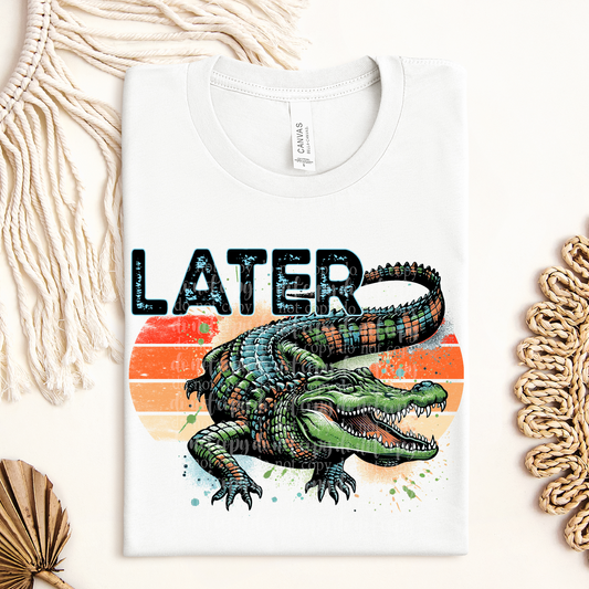 Later Gator **EXCLUSIVE** Witty Animals DTF & Sublimation Transfer