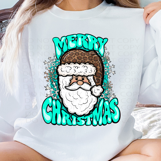 Leopard Santa DTF & Sublimation Transfer