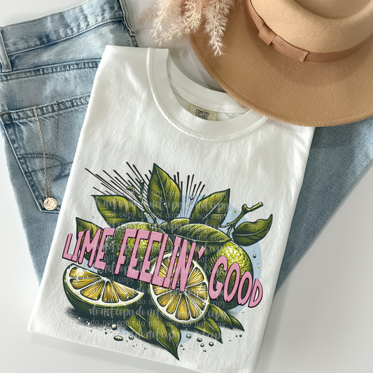 Lime Feelin' Good DTF & Sublimation Transfer