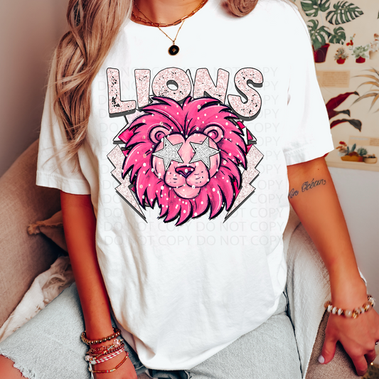 Preppy Lions DTF & Sublimation Transfer