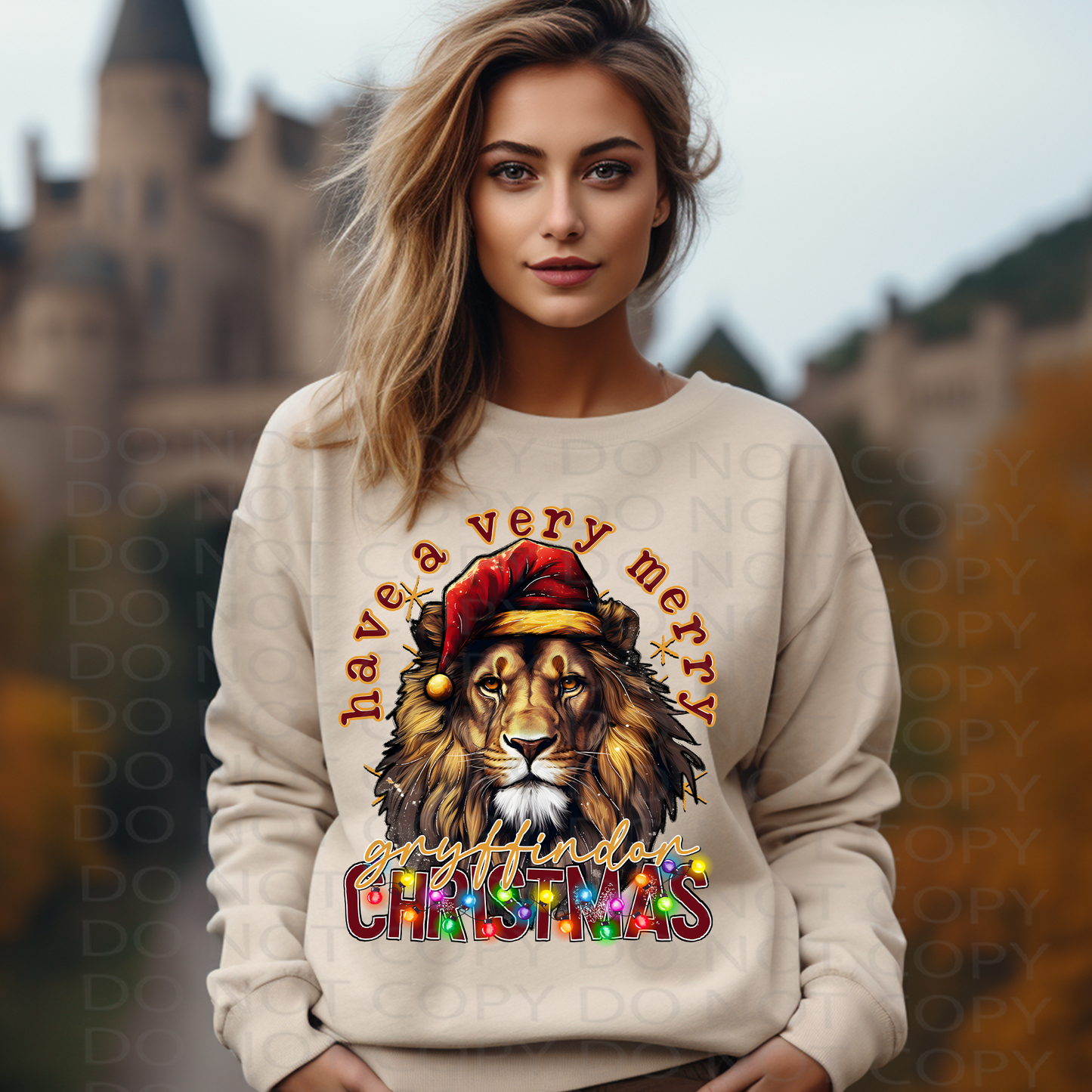 Lion Christmas DTF & Sublimation Transfer