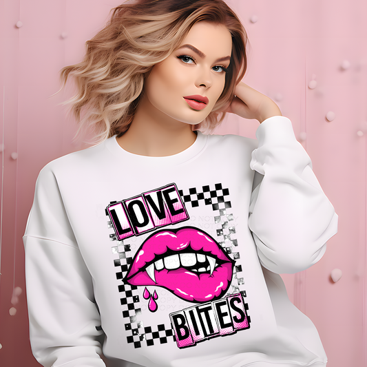 Love Bites Fangs DTF & Sublimation Transfer