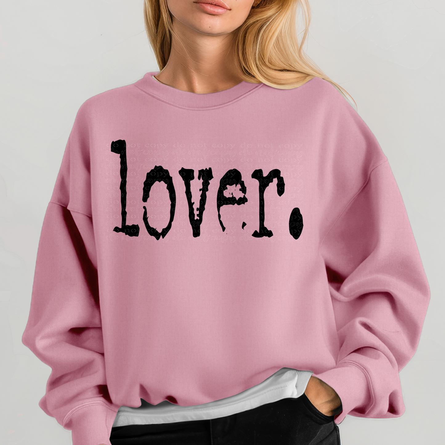 Lover Typography DTF & Sublimation Transfer