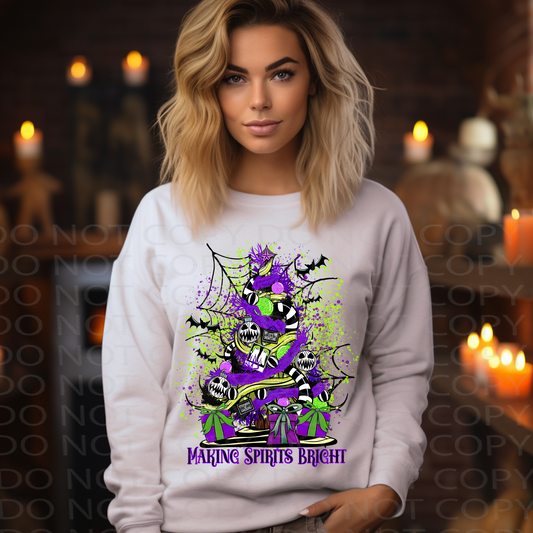 Making Spirits Bright DTF & Sublimation Transfer