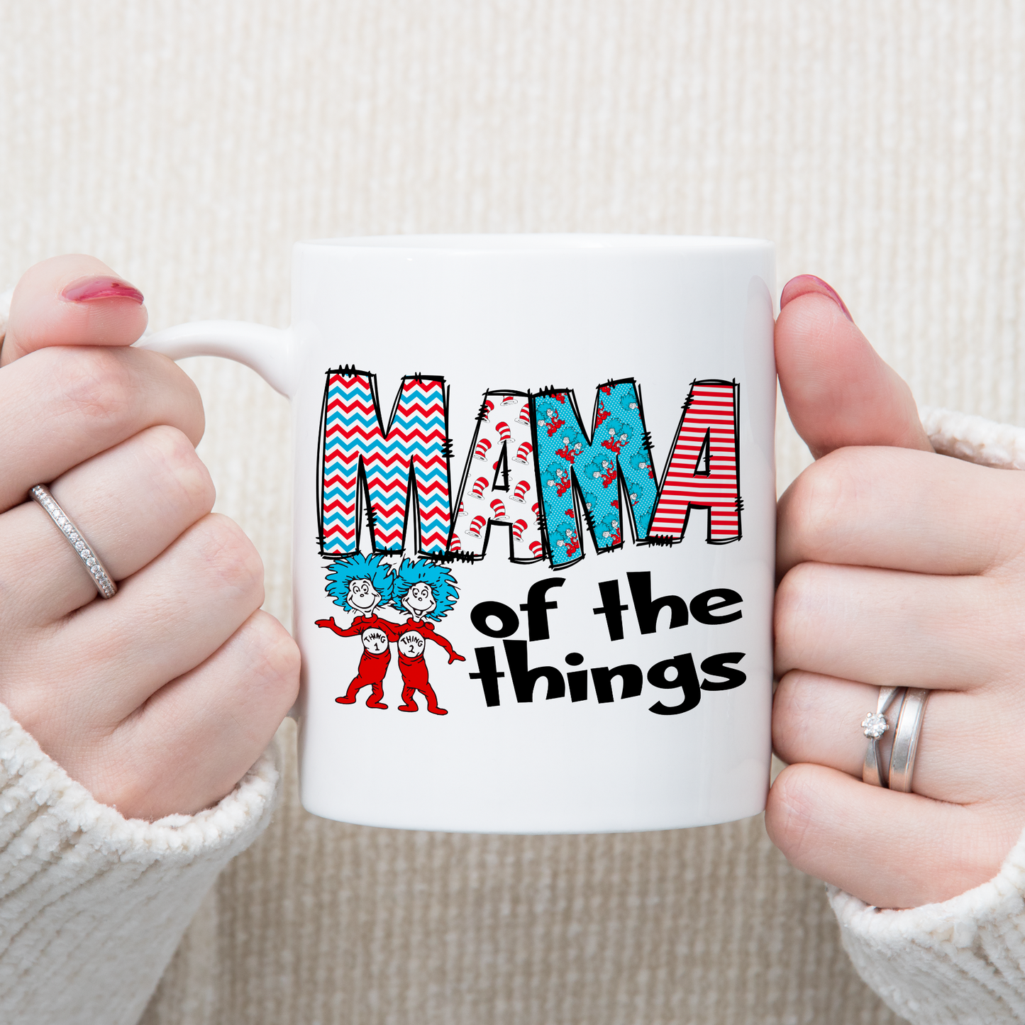 Mama of the Things (matches shirt) UV DTF Transfer