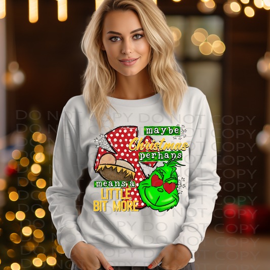 Maybe Christmas DTF & Sublimation Transfer