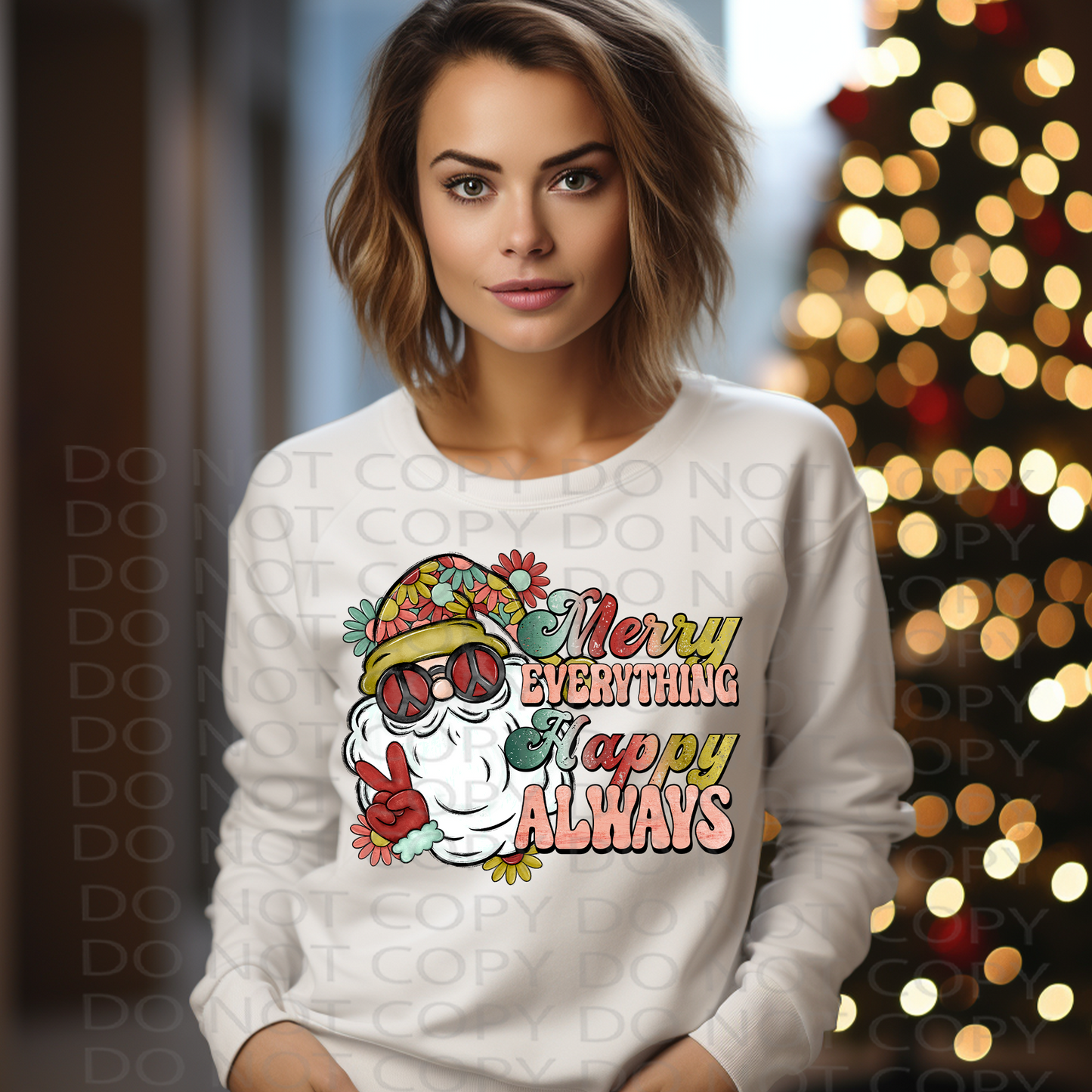 Merry Everything Happy Always DTF & Sublimation Transfer