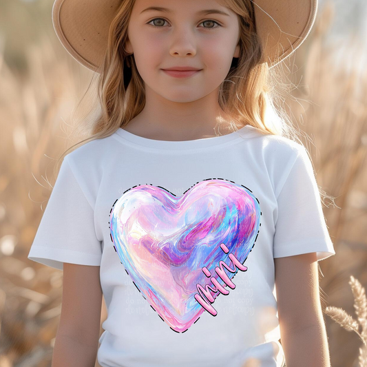 Mini Heart Swirl DTF & Sublimation Transfer