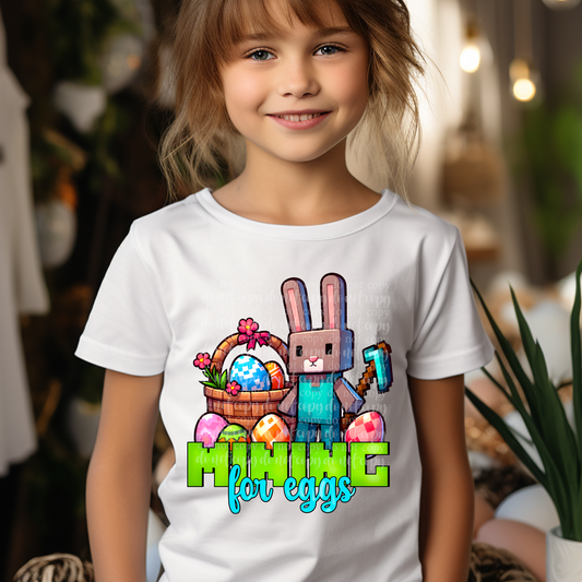 Mining for Eggs DTF & Sublimation Transfer