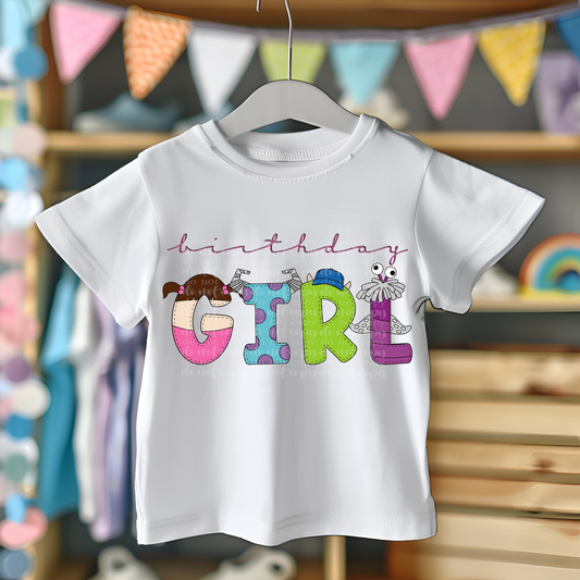 Monster Birthday Girl DTF & Sublimation Transfer