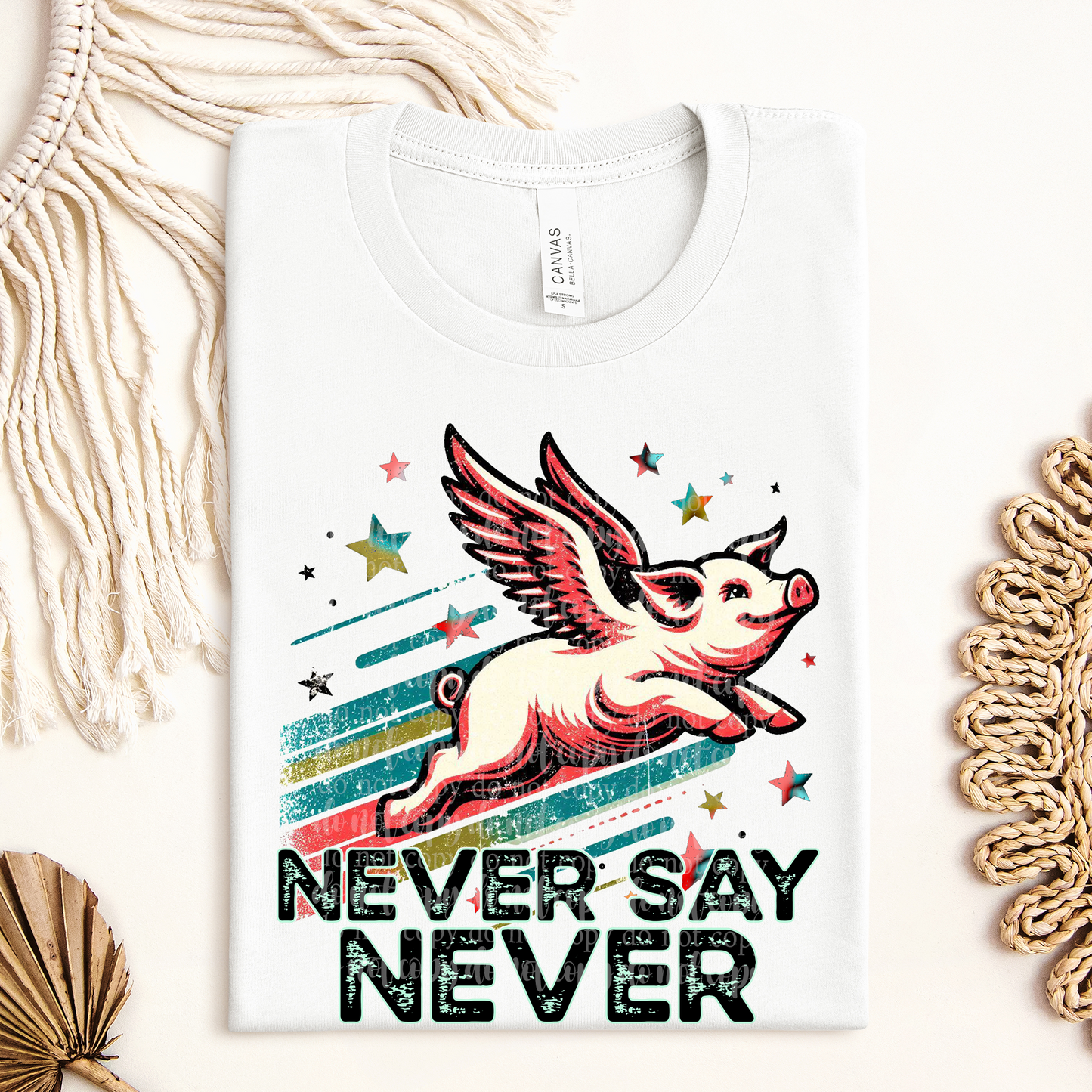 Never Say Never **EXCLUSIVE** Witty Animals DTF & Sublimation Transfer