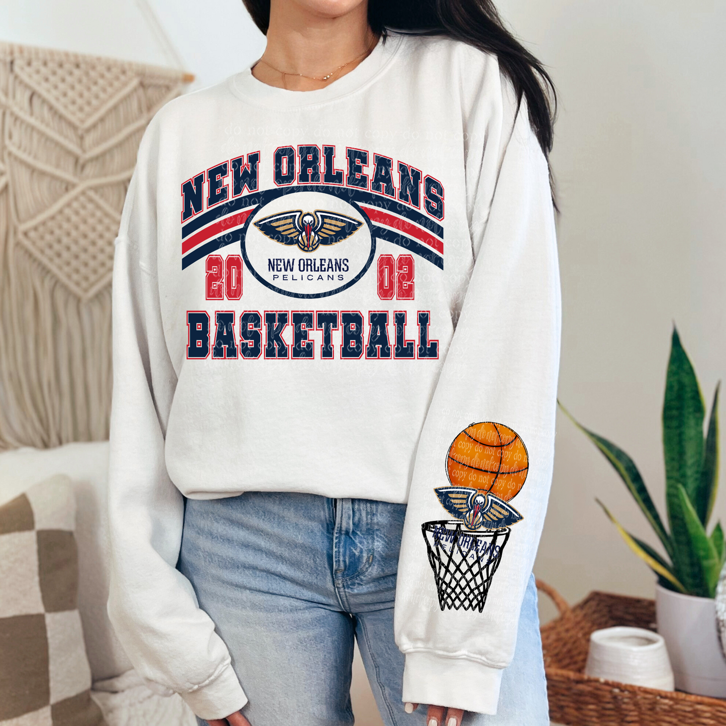 New Orleans B-Ball DTF & Sublimation Transfer