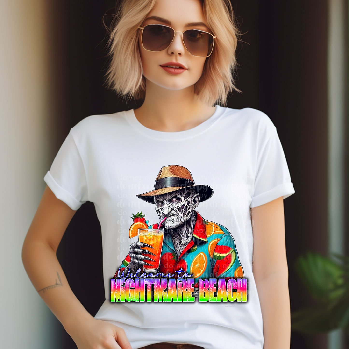 Nightmare Beach DTF & Sublimation Transfer