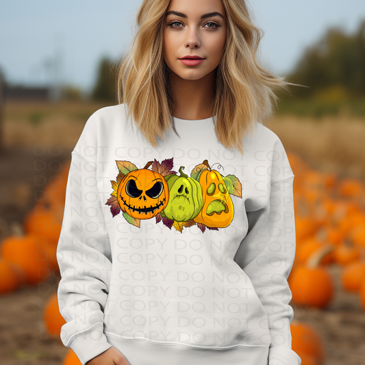 Nightmare of Pumpkins DTF & Sublimation Transfer