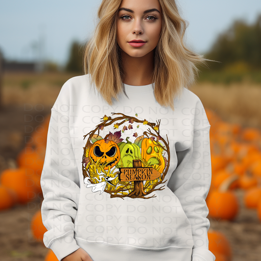 The Nightmare Pumpkins Season DTF & Sublimation Transfer