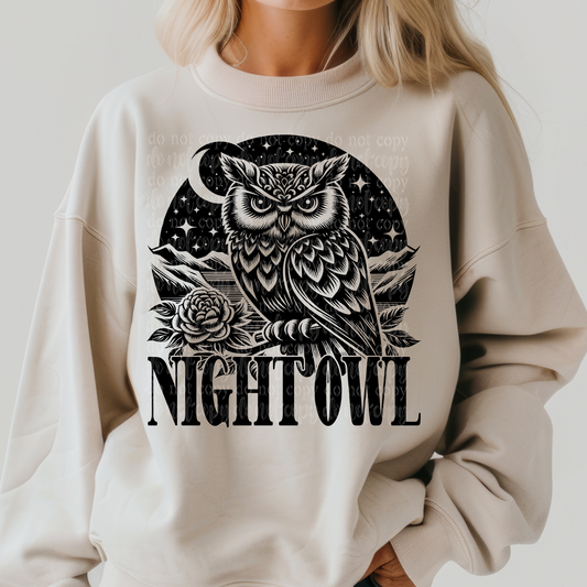 Night Owl DTF & Sublimation Transfer