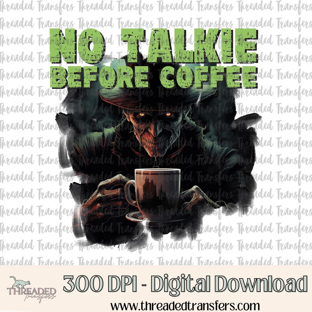 No Talkie Digital Design Download (PNG Format - no product shipped)