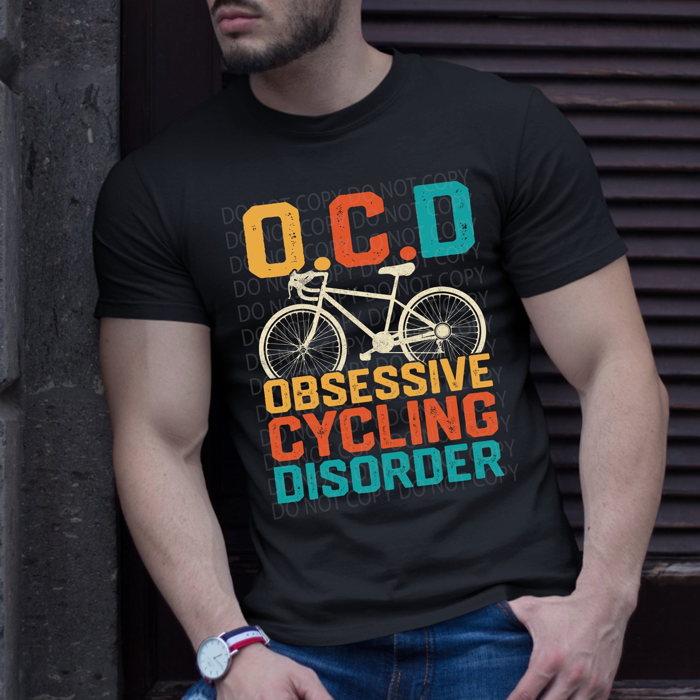 Obsessive Cycling DTF Transfer