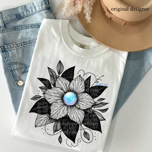 October Opal Floral *EXCLUSIVE* DTF & Sublimation Transfer