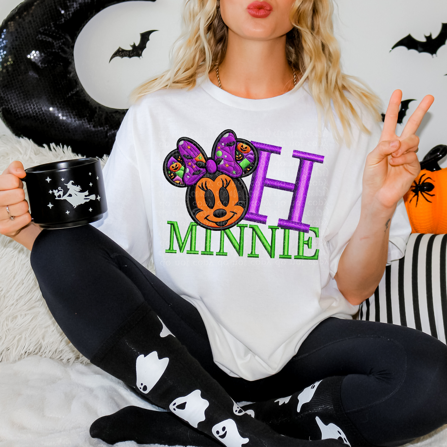 Oh Girl Mouse Patchwork DTF & Sublimation Transfer