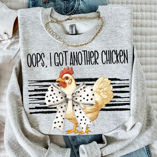 Oops Chicken DTF & Sublimation Transfer