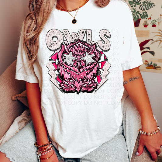 Preppy Owls DTF & Sublimation Transfer