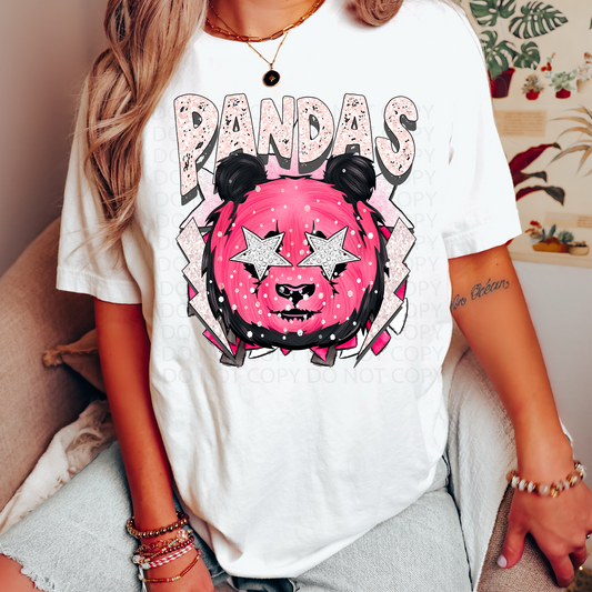 Preppy Pandas DTF & Sublimation Transfer