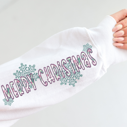 Pastel Merry Christmas (matches shirts) DTF & Sublimation Transfer