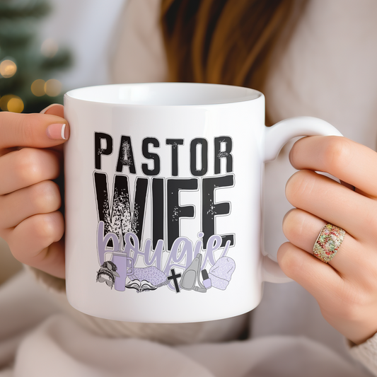 Pastor Wife Bougie (matches shirt) UV DTF Transfer