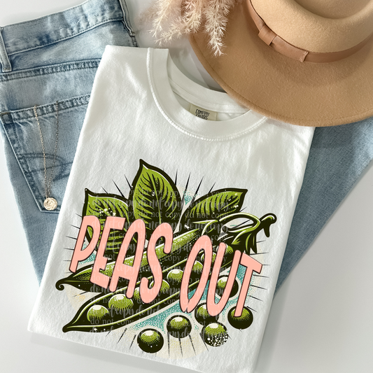 Peas Out DTF & Sublimation Transfer