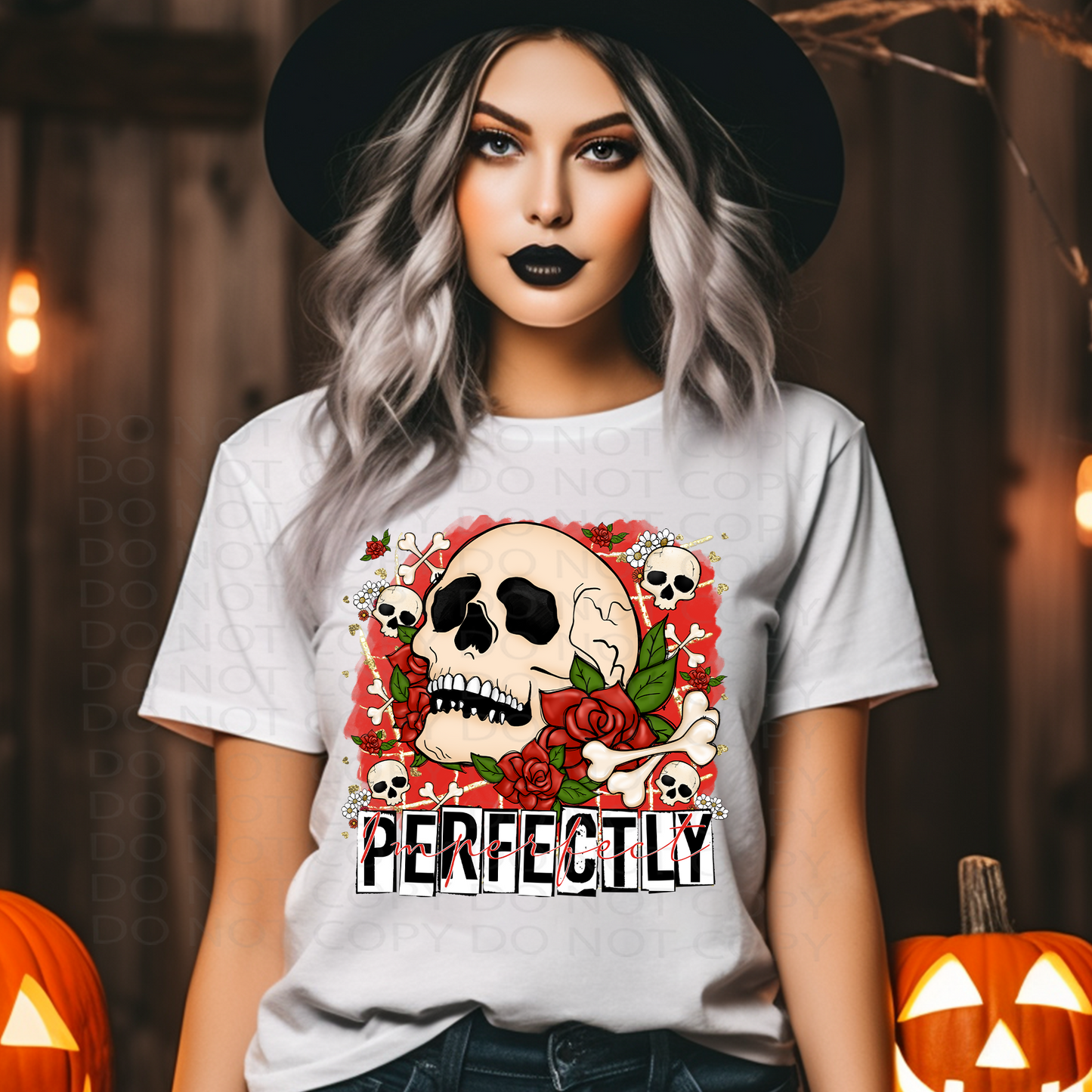 Perfectly Imperfect Skull DTF & Sublimation Transfer