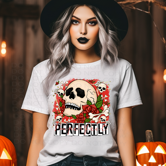 Perfectly Imperfect Skull DTF & Sublimation Transfer